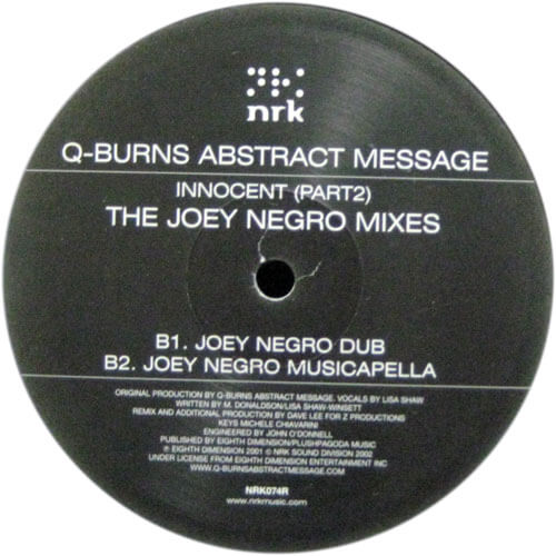 Innocent (Part2 - The Joey Negro Mixes)