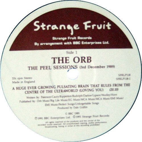 The Orb Peel Sessions Is Reco アイレコ