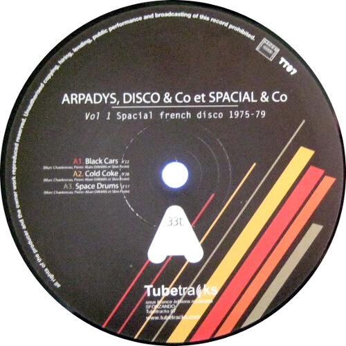 Vol 1 Spacial French Disco 1975-79