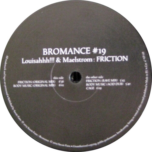 Bromance #19: Friction EP