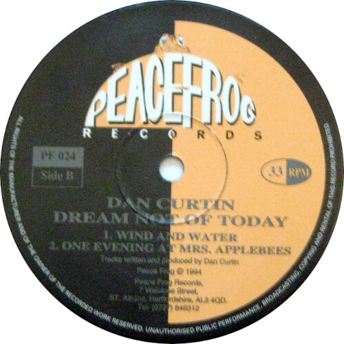Dream Not Of Today