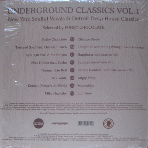 Underground Classics Vol. 1 (New York Soulful V...