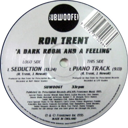 Ron Trent - A Dark Room And A Feeling [Is. Reco [アイレコ]]