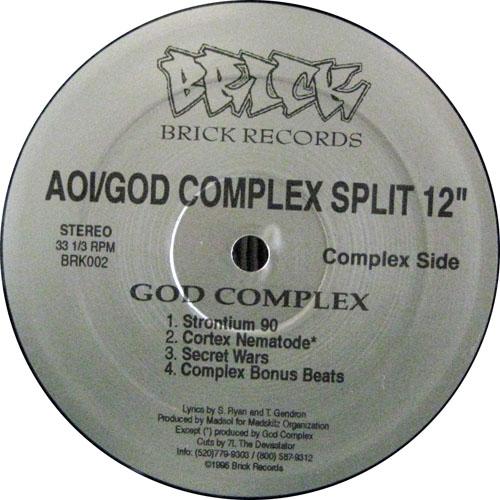 AOI/God Complex Split 12inch